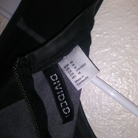 H&M Divided Black and Gray Cocktail Dress - Picture 6 of 8